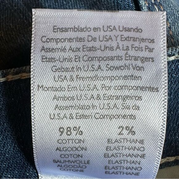 MOTHER The Insider Ankle Fray Button Fly Jeans Beyond the sky Size 26 - Picture 10 of 13